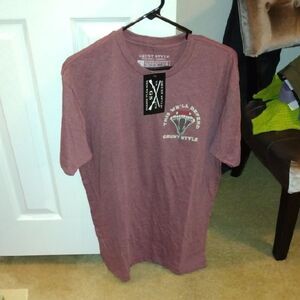 Grunt Style Men's Maroon Short Sleeve Tee
